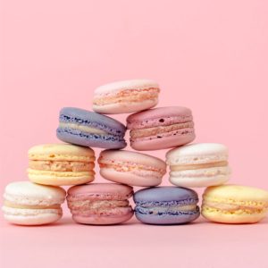 パステルカラーのマカロン1