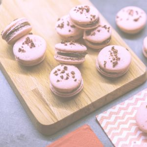 ピンクのマカロン2