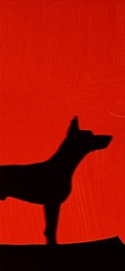 犬のシルエット