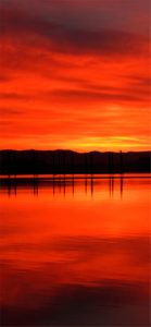 赤い空のサンライズ1