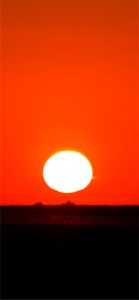 コロンビアの夕日