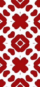 赤と白のパターン2