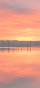 水辺で見るサンライズ2