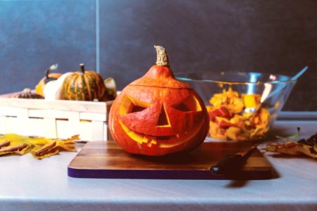 iPad10.2インチロック画面等のハロウィンの無料壁紙配信中