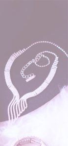 黒い帽子とアクセサリー2