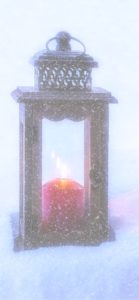 赤いキャンドルののランタン2