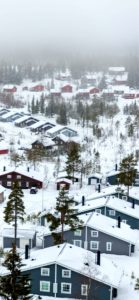 雪が積もった町2