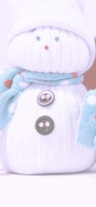 雪だるま人形の3