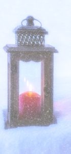 赤いキャンドルのランタン2