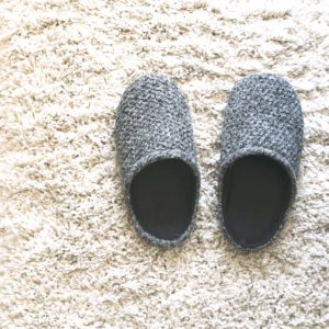 暖かいスリッパ2