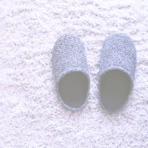 暖かいスリッパ1