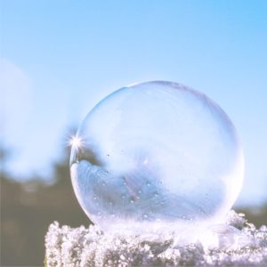 球体の中の冬景色5