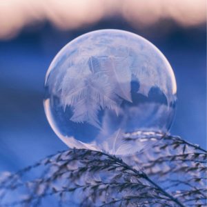 球体の中の冬景色4