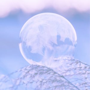 球体の中の冬景色3