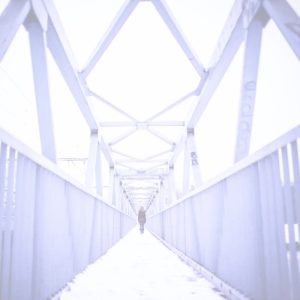 雪が積もった橋1