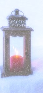 赤いキャンドルのランタン2