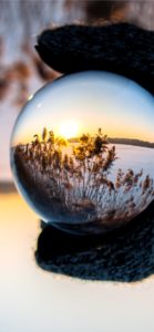 球体の中の冬景色5