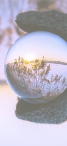 球体の中の冬景色6