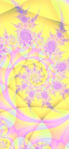 ピンクと黄色の模様1