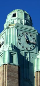 ブルーの時計台1