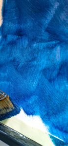 ブルーのペインティング2