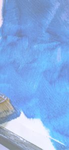 ブルーのペインティング1