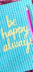 ブルーのノートと鉛筆2