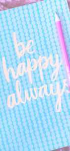 ブルーのノートと鉛筆1