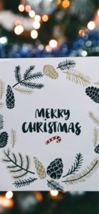 クリスマスのメッセージカード2