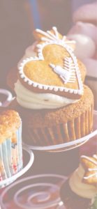 ハートのカップケーキ1