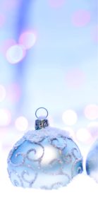 銀色のツリー飾り2