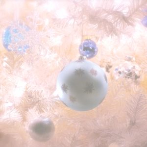 白いクリスマスツリー1