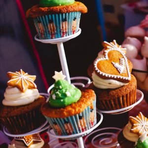 クリスマスのカップケーキ2