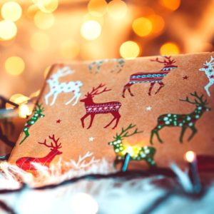 トナカイの包装紙2