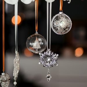 透明のクリスマスの飾り2