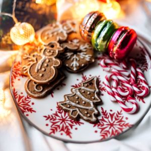 クリスマスクッキーのツリー飾り1