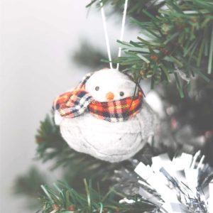 雪だるまのツリー飾り2