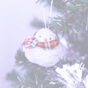 雪だるまのツリー飾り1