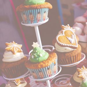 クリスマスのカップケーキ2