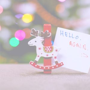 木馬のカード立て1