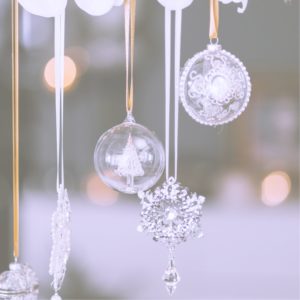 透明のクリスマス飾り2