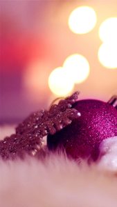 ピンクのツリー飾り4