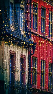 建物のクリスマスの飾り1