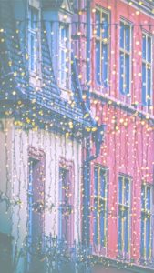 建物のクリスマスの飾り2