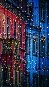 建物のクリスマスの飾り3