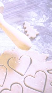 ハートのクッキー作り2