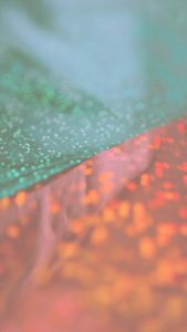 赤と緑のラメ生地2