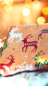 トナカイのラッピングペーパー1