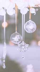 透明のクリスマスの飾り2