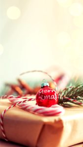 クリスマスプレゼントの飾り1